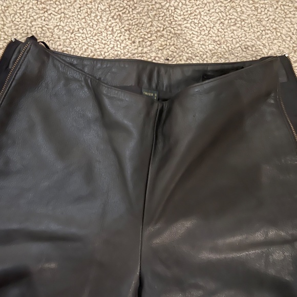 Leather pants Danier size 0 - Picture 2 of 4
